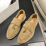 Size 2025 Spring New Round Head Velvet Retro Shoe Sleeve Low Heel Single Shoes Lefu Shoes Direct