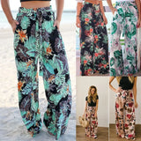 Print Casual Pants Women's 2022 Fashion Streetwear Harem Pant High Waist Joggers Wide Leg Sweatpant Ladies Long