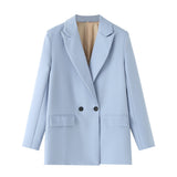 Women's Jacket Jacket Spring And Autumn Classic Repair Trend Two Buckle 23 Color