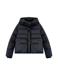 Advanced Sense Hooded Down Jacket Female 2424 New Fashion Design Sense Plus Thick White Duck Down Loose Bread Clothing Coat-Outfit