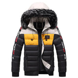 Short Parka Coat Men's Coat Men's Korean Style Trendy Handsome Windproof Winter Parka Men's Coat with