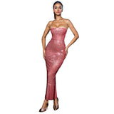 Women's Stylish Solid Color Burning Diamond Sleeveless