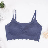Seamless Fitness Bra For Women Underwear Gathered Shock-Proof Thin Push Up Bra Female Intimate Bralette Lingerie