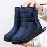 Women Boots Mid-Calf Winter Shoes For Women Snow Boots Casual Watarproof Platform Heels Botas Mujer 2022 New Winter Boots