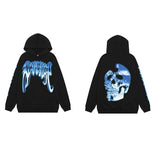 Brand Sweater Keel Smoke Couple Skull Men And Women Loose High Street Pure Cotton