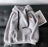 Winter Hooded Harajuku Women Coat Jaqueta Feminina Warm Hoodies Female Sweatshirt Pullover Tops Long Sleeve Girls