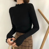 Knitted Female Casual Pullover Women Autumn Winter Tops Korean Sweaters Fashion 2021 Women Sweater Jumper Pull