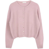 Knitted Heart Buttoned Cardigan- Outfit