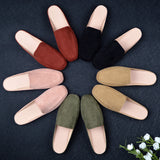 And Autumn Flat Bottom Slippers Women's Muller Shoes Half-Dragging Lazy People Wearing Heel Single Shoes Size
