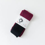 Double Needle Patchwork Cotton Leggings for Girls Spring Autumn Leggings for Children Fashionable Legging