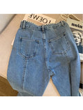 Summer New Women's Denim Pants Fashion High Waisted Pearls Beaded Split Trousers Sexy Slim Y2k Stretch Trumpet Jeans