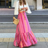 Spot Fall 2025 New Ladies Fashion Casual Bohemian Long