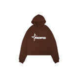 High Street Tide Card Letter Printed Sweaters Set For Men And Women Hip Hop Street Loose Hooded