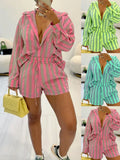 Fashion Women's Wear New Style Independent Station Fashion Leisure Loose Printing Two-Piece