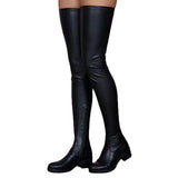 And Autumn 2025 New Over-Kneeed Women's Round-Headed Fashion Boots Large-Size Coarse And Long-Heelered Knight