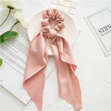 Women Streamers Bohemian Scrunchies Print Elastic Hair Bands Girls Hair Ropes Ties Holder Ponytail Headwear Hair