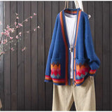 cardigan women's jacket loose Korean style lazy wind outside knit sweater autumn winter new