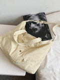 Vintage Wash Large Shoulder Bag- Outfit