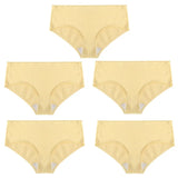 5PCS/Set Women's Panties Cotton Underwear Seamless Plus Size Briefs Low-Rise Soft Panty Women Underpants Female