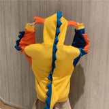 Harajuku Dinosaur Hoodies Women Kawaii Winter Fleece Oversized Sweatshirt Thicken Korean Fashion Alt Cartoon
