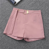 Zingj Spring And Summer Shorts Female Autumn Summer 2024 New High Waist Khaki Boot Pants Are Versatile With A Thin Korean Version Of Wide Leg