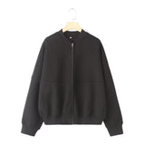 Pilot Jacket Coat Type Hoodie Loose High Waist Velvet Cloth Pants