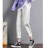 Zingj 2024 New Harron Straight Tube Radish Dad Pants Fall-Outfit