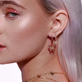 Exquisite butterfly earringsOutfit