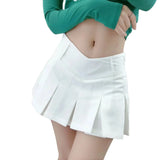 Half-Dress Sexy Anti-Walking Light Body 100 Folding Skirt Hot Girl Low-Rise Thin Pure Desire Short Skirt Spring And Summer