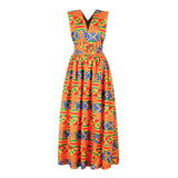 African Wear Printed Multi-wear Sexy Lace-up