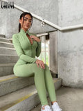 Two Piece Tracksuit Set Long Sleeve Zipper Jacket with Sweatpants Sweatsuit Jogger Workout Set Activewear Skinny