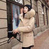 Cotton-Padded Coat Women 2023 Winter New Korean Version In The Long Down Cotton-Padded Jacket Thick Leisure Loose Cotton-Padded Jacket Women-Outfit