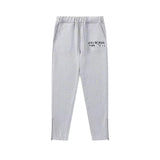 Rainbow Gradient Letter Tiger Head Printing Ins Trendy Sweater Trousers Jogging