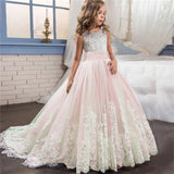 Girl Princess Dress Christmas Dress Girl Party Gown Backless Kids Girls Prom Party Dress New Year Children's