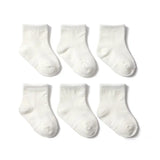 Pairs/lot 0 to 6 Yrs Cotton Sock With Rubber Grips Four Season Children's Anti-slip Boat Socks For Boys Girl Low Cut Floor