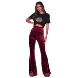 Trousers High Waist Casual Wide-leg