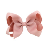 Solid Grosgrain Ribbon Hair Bows With Clip For Cute Girls Handmade Hair Clips Barrettes Hairpins Kids Hair