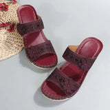 New 2023 Flower Sandals, Women's Shoes, Car Line, Leisure Holiday, Beach Slope, Comfortable