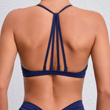 Zingj Shoulder Strap Yoga Top Female Tight Quick-Drying Exercise Yoga Bra Outdoor Running Beautiful Back-Outfit