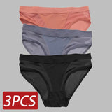 Seamless Hollow Out Women's Panties Women Briefs Transparent Low Waist Underwear Breathable Female Underpants Pantys