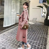 Windcoat Woman 2025 Spring And Autumn New Korean English Wind Long Short Jacket