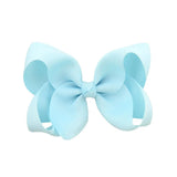 Solid Grosgrain Ribbon Hair Bows With Clip For Cute Girls Handmade Hair Clips Barrettes Hairpins Kids Hair