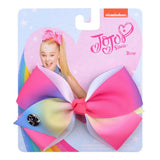 inch JoJo Bows Jojo Siwa Rainbow Printed Knot Ribbon Bow For Girls Handmade Boutique Hair Clip Children Hair