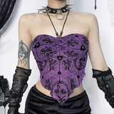 Summer New Sexy Hot Girl Blouse Temperament Slim Hanging Neck Flocking Sling With Chest Vest
