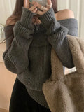 solid color off-the-shoulder