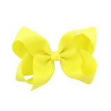 Solid Grosgrain Ribbon Hair Bows With Clip For Cute Girls Handmade Hair Clips Barrettes Hairpins Kids Hair