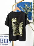 Women Streetwear Love Letter Print Top T-shirts Summer Fashion O Neck Short Sleeve Cotton T Shirt Woman Clothing
