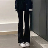jeans women's spring and autumn 2022 new high-waisted slim all-match black small straight wide-leg mom jeans