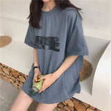 Women Printed Korean Style All-match Trendy Simple Womens Daily Short Sleeve High Quality Hot Sale Harajuku 2020