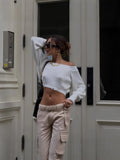 Women's Sexy Hottie Umbilly Sweater T-Shirted